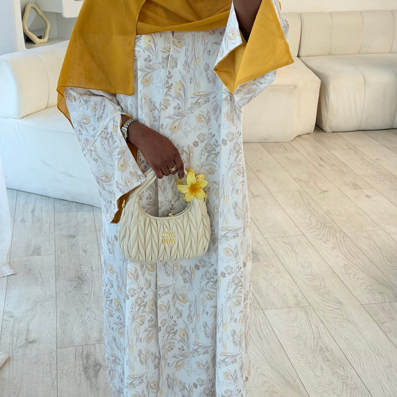 THE AMBER LILY ABAYA SET