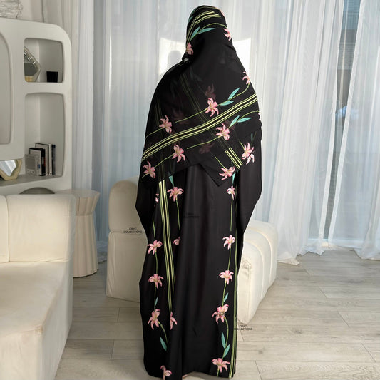 THE LILY BLUSH ABAYA SET