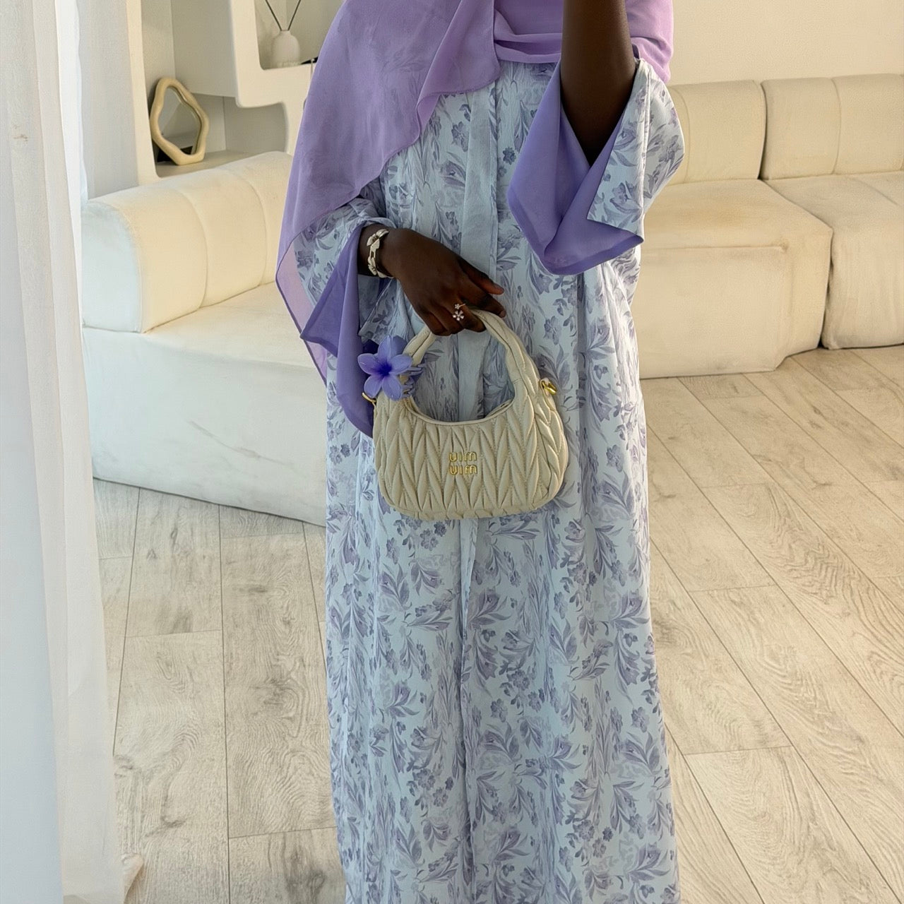 THE WISTERIA GARDEN ABAYA SET