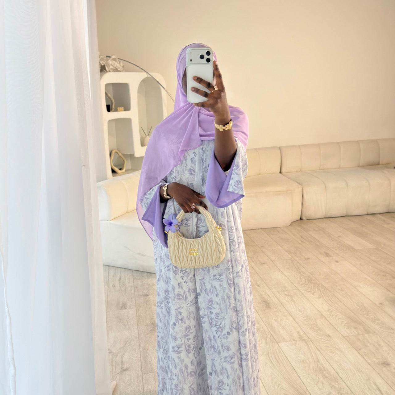 THE WISTERIA GARDEN ABAYA SET
