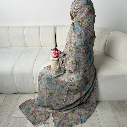 THE PRIMROSE CHIFFON ABAYA SET