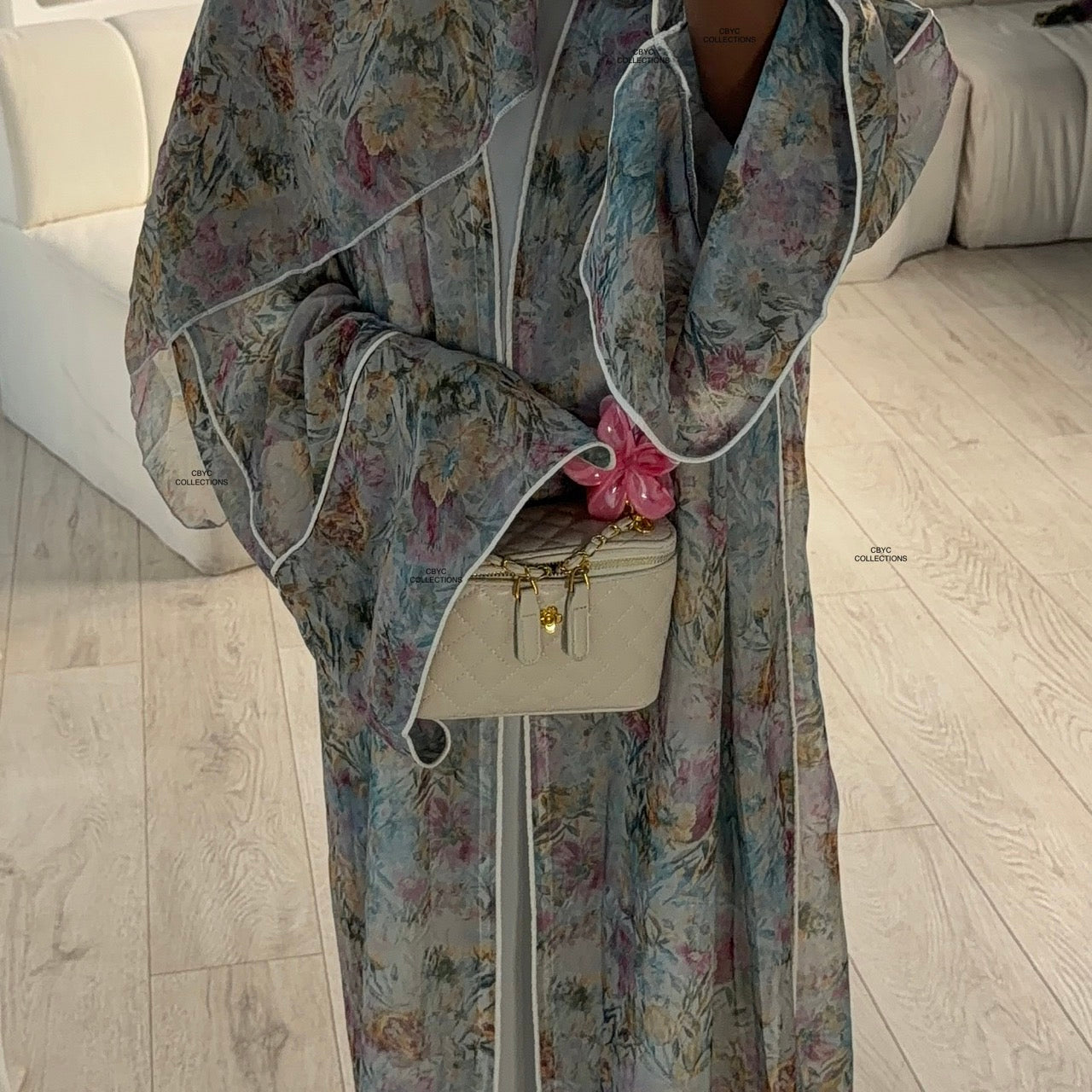THE PRIMROSE CHIFFON ABAYA SET